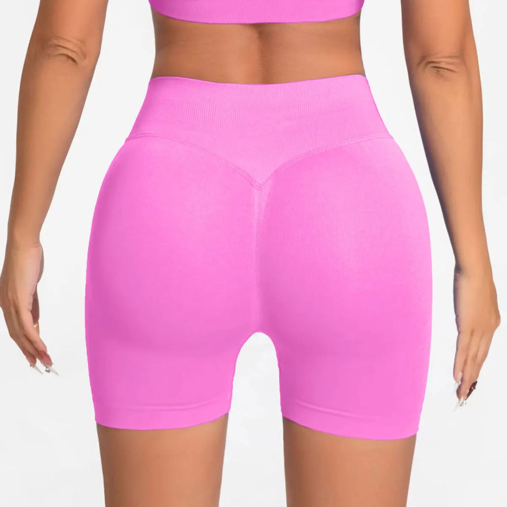 NCLAGEN Seamless Shorts 4.5" Gym Shorts Woman Scrunch Butt Fitness Sports Short Workout Seamless Leggings Running Yoga bottoms